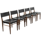 Set Van 5 Vintage Stoelen thumbnail 1