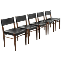 Set Van 5 Vintage Stoelen