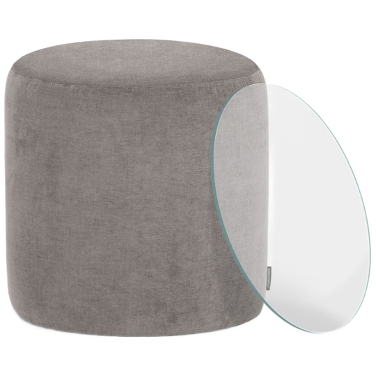 Sofacompany | Glory Glazen Blad Voor Poef Nr. 8 1