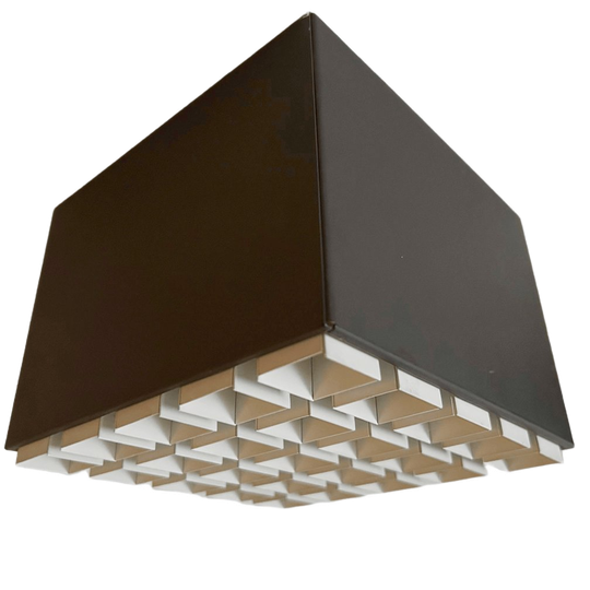 Vintage Mid-century Philips Plafondlamp Louis Kalff Raster 1970’s 1