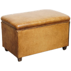 Geweldige Vintage Schapenleren Design Hocker Van Bart Van Bekhoven thumbnail 1
