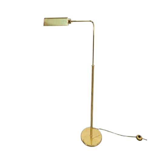 Regency Vloerlamp Messing Verstelbaar Leeslamp Italy ’70 1