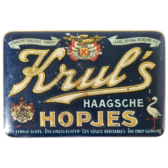 Krul's Haagsche Hopjes Blik Antiek Blik 1