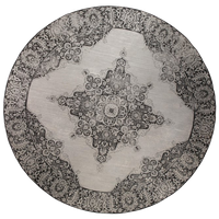 Zuiver Coventry Buitenkleed Rond '280 Zwart