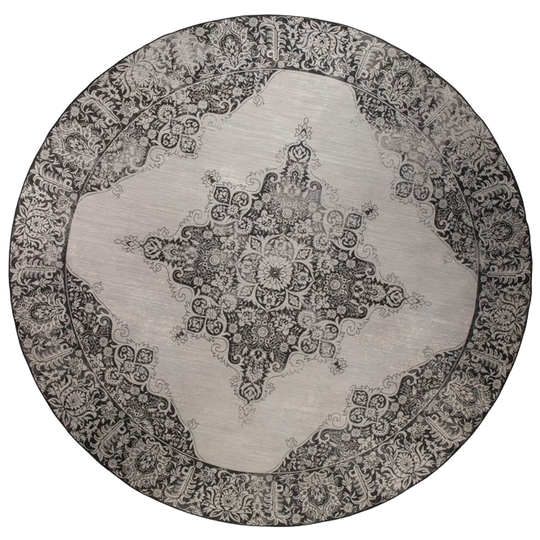Zuiver Coventry Buitenkleed Rond '280 Zwart 1
