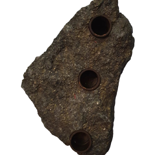 Vintage Stone Candleholder Made By Saulo As In Sulitjelma, Norway 1