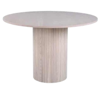 Pokka Eetkamertafel - Ø110 Cm - Licht Eiken