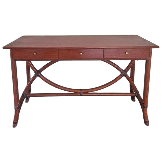 Vintage Bamboe Bureau Of Gang Console 1