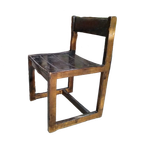 2 Vintage Hugo Svensson Grenen Design Eetkamerstoelen thumbnail 1