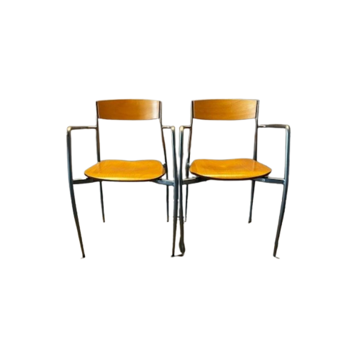 Vintage Design Stoelen By Sergio Mian