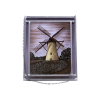 Glazen Wandplaat Molen Aan Ketting