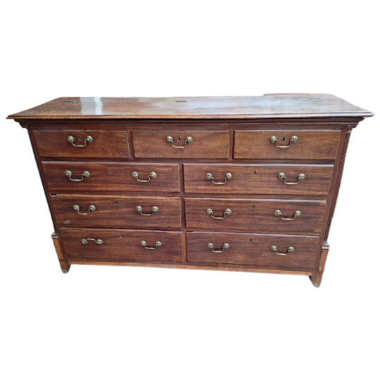 Engelse Mahonie Houten Koffer/Ladenkast 1