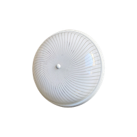 Vintage Space Age Plafondlamp / Plafonnière, Gestreepte Kap