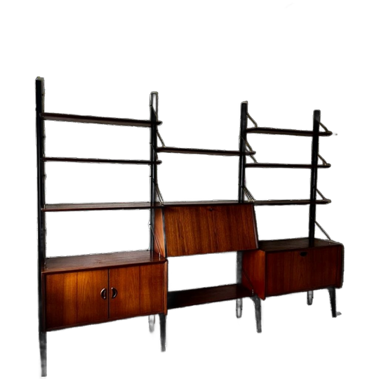 Prachtig Vintage Wandmeubel Van Wébé Door Louis Van Teeffelen 1