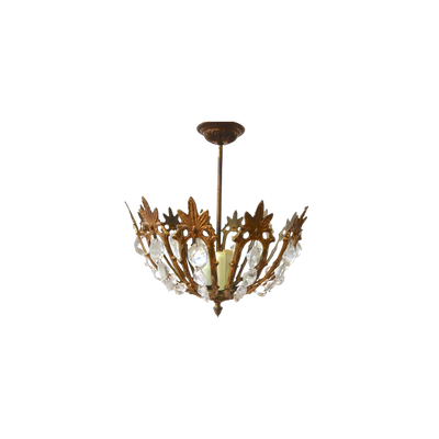 Oude Groene Pot Cover Plafondlamp, Loft Retro Industriële