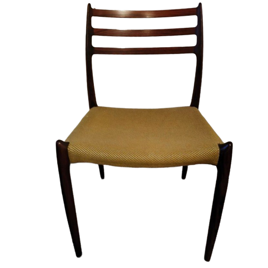Niels Otto Moller Eetkamerstoel Model 78, Rozenhout 1