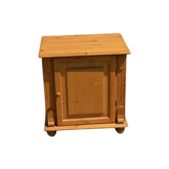 Grenen Één Deurs Kastje 1