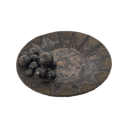 Signed, Handmade - Ceramic Plate That Can Be Wall Mounted - ‘Brutalist’ Style thumbnail 1