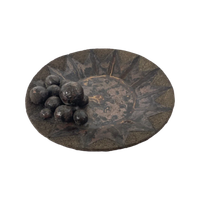 Signed, Handmade - Ceramic Plate That Can Be Wall Mounted - ‘Brutalist’ Style