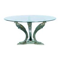 Bonzen Salontafel, Peacock. Hollywood Regency Tafel. Vintage
