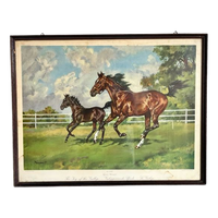 “The Joy Of The Gallop” By Ignace Konrad. Print Nr. 1656