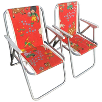 Retro Campingstoeltjes - Set Van Twee