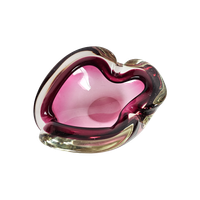Murano - Sommerso - Flavio Poli - Sommerso - Transparant - Roze - Paars - 70'S