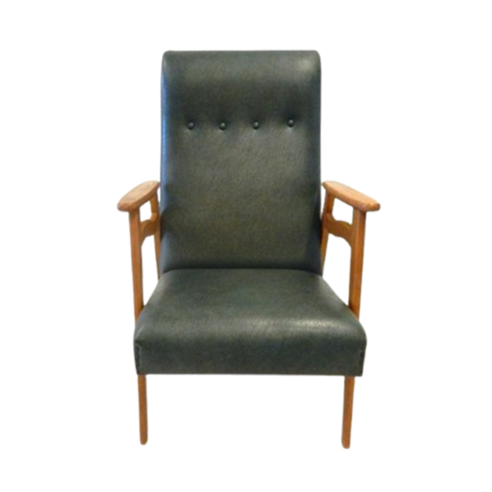 2 X Vintage Retro Fauteuil Stoel Jaren 60 Mid Century 1