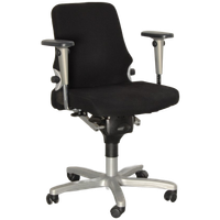 Comforto 77 Bureaustoel, Zwart, 4D Armleggers