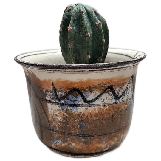 Vintage West Germany Bloempot - 12x14cm 1