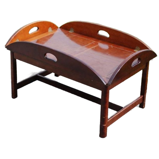 Butler Boat Table Mahonie, Boot Tafel 1
