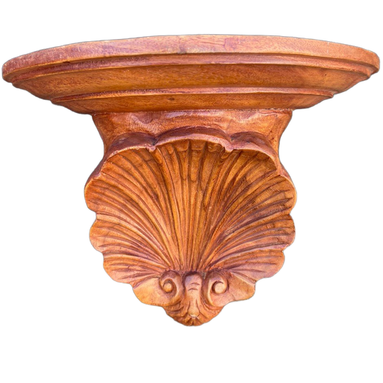 Teakhouten Wandconsole, 38 Cm Breed 1
