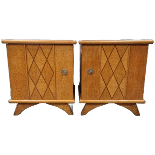 2 Vintage Nachtkastjes Nightstands Jaren 50 Nachtkastje 1
