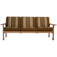 Vintage Eiken Bank | Sofa | Jaren 50 | Deens