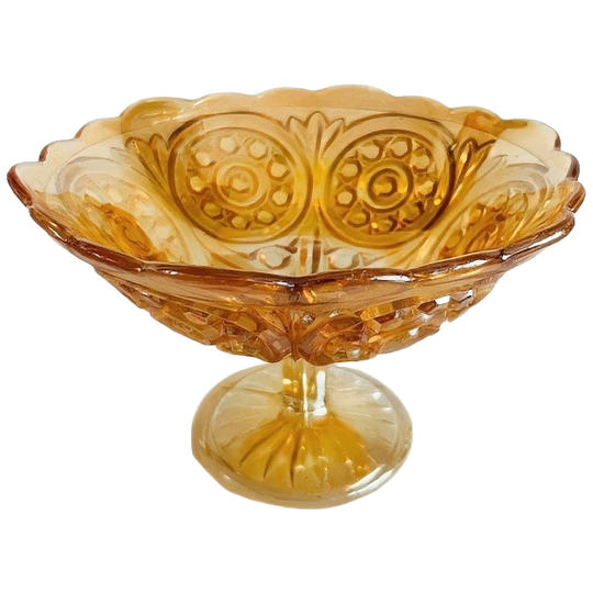 Vintage Fenton Carnival Glas Bonbonnière 1960’s 1