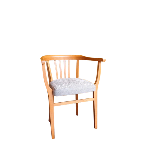 Thonet Stoel Met Armleuningen, Beuken Houten Stoel 1