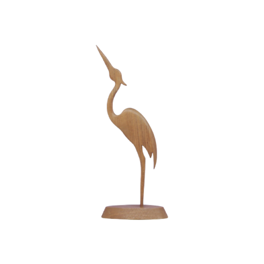 Houten Beeldje Watervogel 1