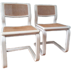 Set Van 2 Lübke Sledestoelen – Cane / Webbing thumbnail 1