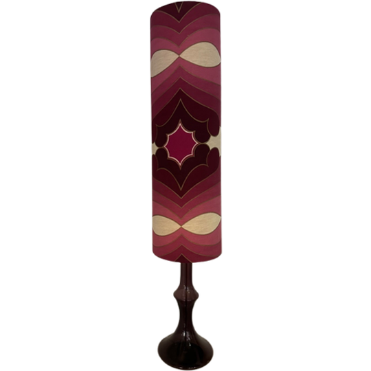 Vintage Paarse Doria Lamp 1