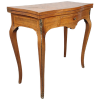 Antieke Opvouwbare Speeltafel / Schaaktafel