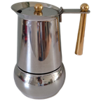 Vintage Postmoderne Gb Kitty Oro Guido Bergna Mokka Pot thumbnail 1
