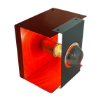 Cube Shaped - Vintage / Space Age Design Wall Mounted Lamp - Orange thumbnail 1