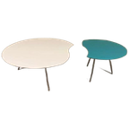 Set Van 2 Modulaire Salontafels, Kidney Shape thumbnail 1