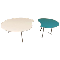 Set Van 2 Modulaire Salontafels, Kidney Shape