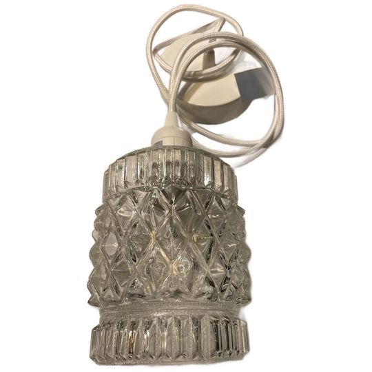 Vintage Glazen Hanglamp 1