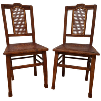 Vintage Houten Café Stoelen, Bistrostoelen, Eetkamerstoelen Set Prijs