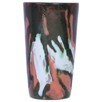 Bruine Roze & Blauwe Vaas