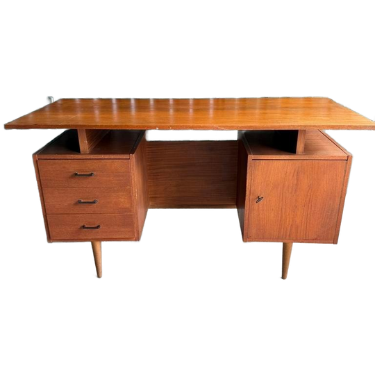 Vintage Retro Teak Bureau Simpla Lux 1960s 1