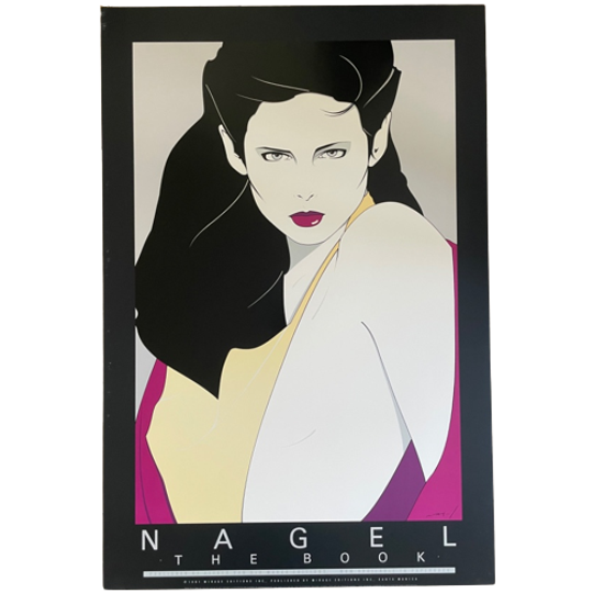 Patrick Nagel (1945-1984), Orginal 1980’s Poster Nage The Book 1