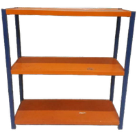 Retro Industrieel Kastje Metalen Oranje Kast